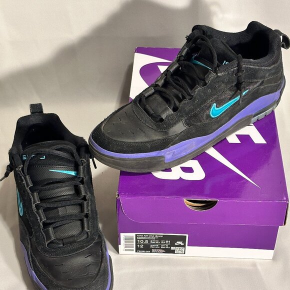 Nike Air Max Ishod - Black/Black/Persian Violet/Dusty Cactus - Picture 1 of 4
